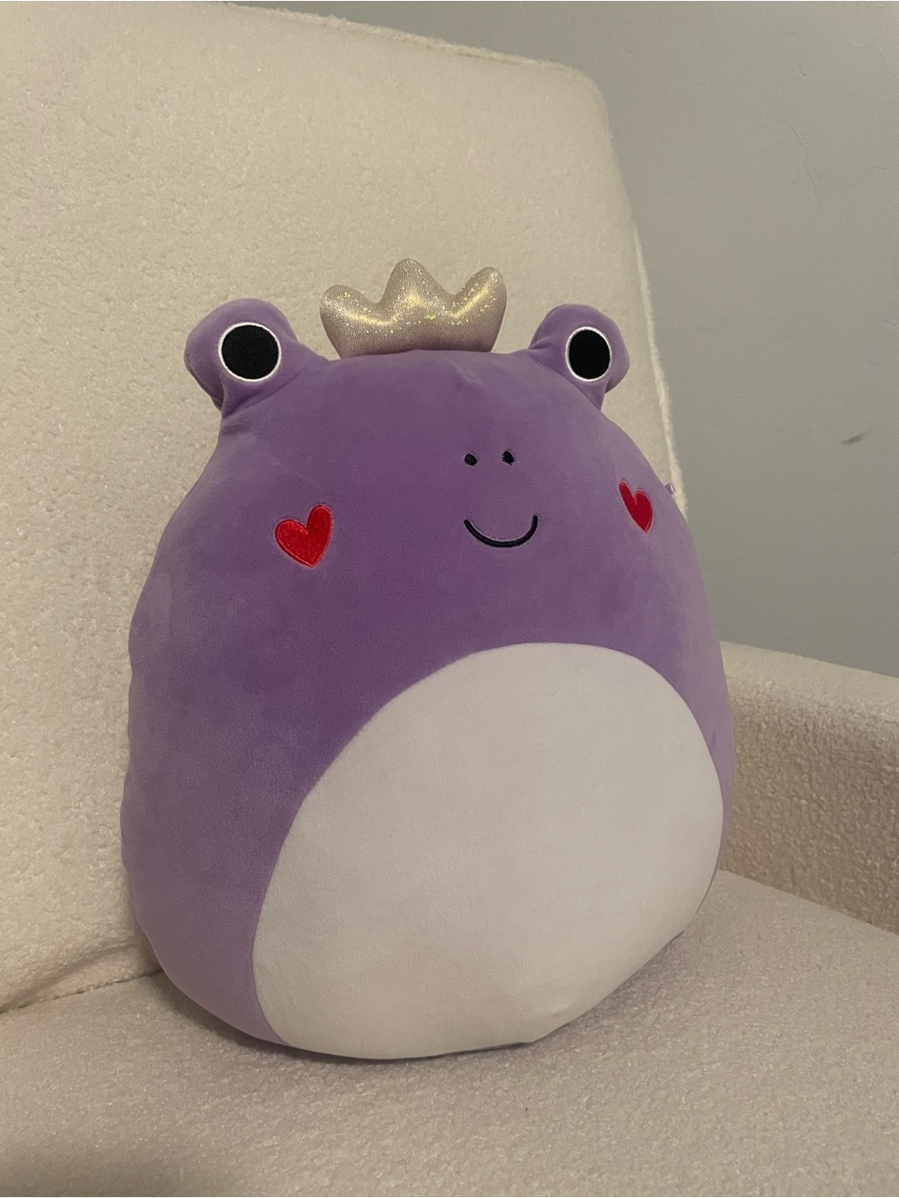 Plush Purple Frog Francine Squishmallow